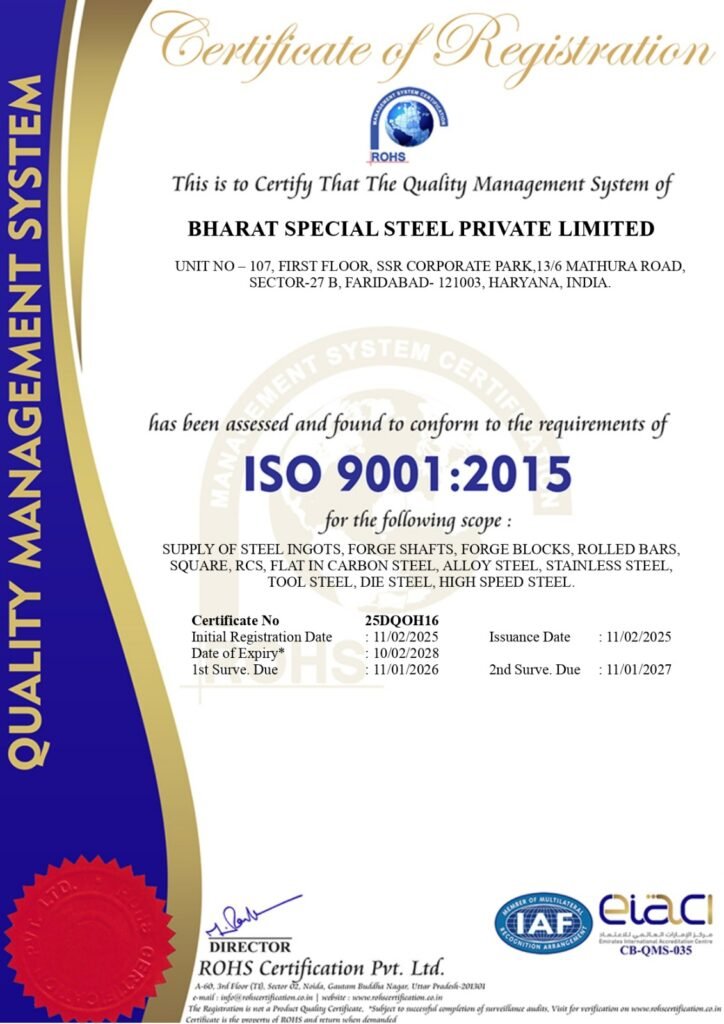 ISO CERTIFICATE